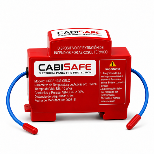 CabiSafe® | Mini extintor automático para cuadros eléctricos - PACK 1 UNIDAD